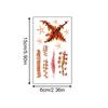 Halloween Temporary Tattoos Realistic Tattoo Stickers Halloween Party DIY Bloody Halloween Decorations Halloween Look 1PC