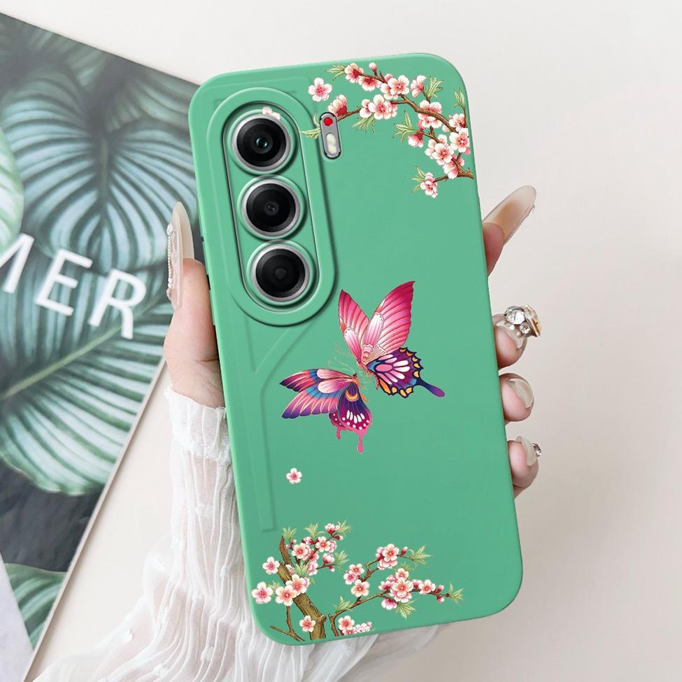 For Tecno Camon 40 Pro 5G Case CM7 Cute Cat Panda Fashion Flowers Love Back Cover For Camon 40 Pro 5G Tecno Phone Case Silicone