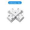 Smart Thin Surface-Mount Track Light for Living Room - No Main Light, Dimming, Adjustable Color Temperature, Magnetic Lamp