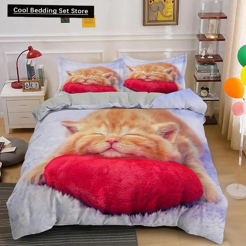 

Пододеяльник с изображением кошек и цветов King Queen, 3D, комплект постельного белья с цветочным принтом для подростков и взрослых, желтые хризантемы, 23 шт., полиэстер, пододеяльник 70x133cm 2pcs