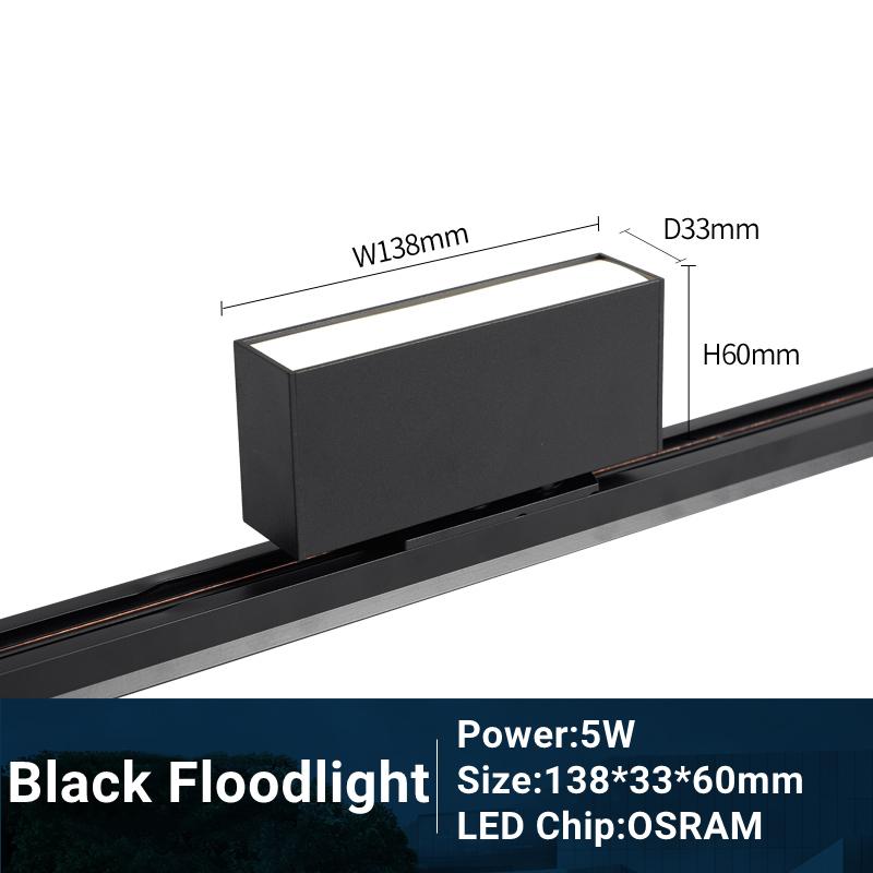 Modern LED Track Light 110/220V Adjustable 10/20W COB Ceiling Grille Spot Lamp Aisle Store Shop Linear Fill Rail Lighting System