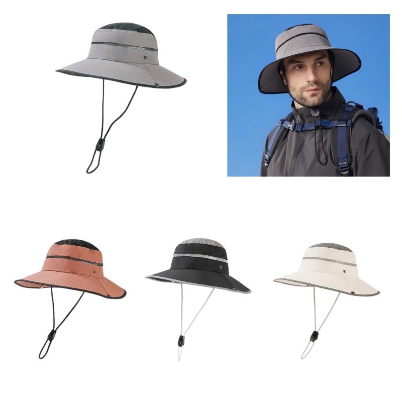 UV Protective Hat for Women Man Sunproof Hat Summer Outdoor Fisherman Hat Adult Breathable Outdoor Camping Hiking Hat