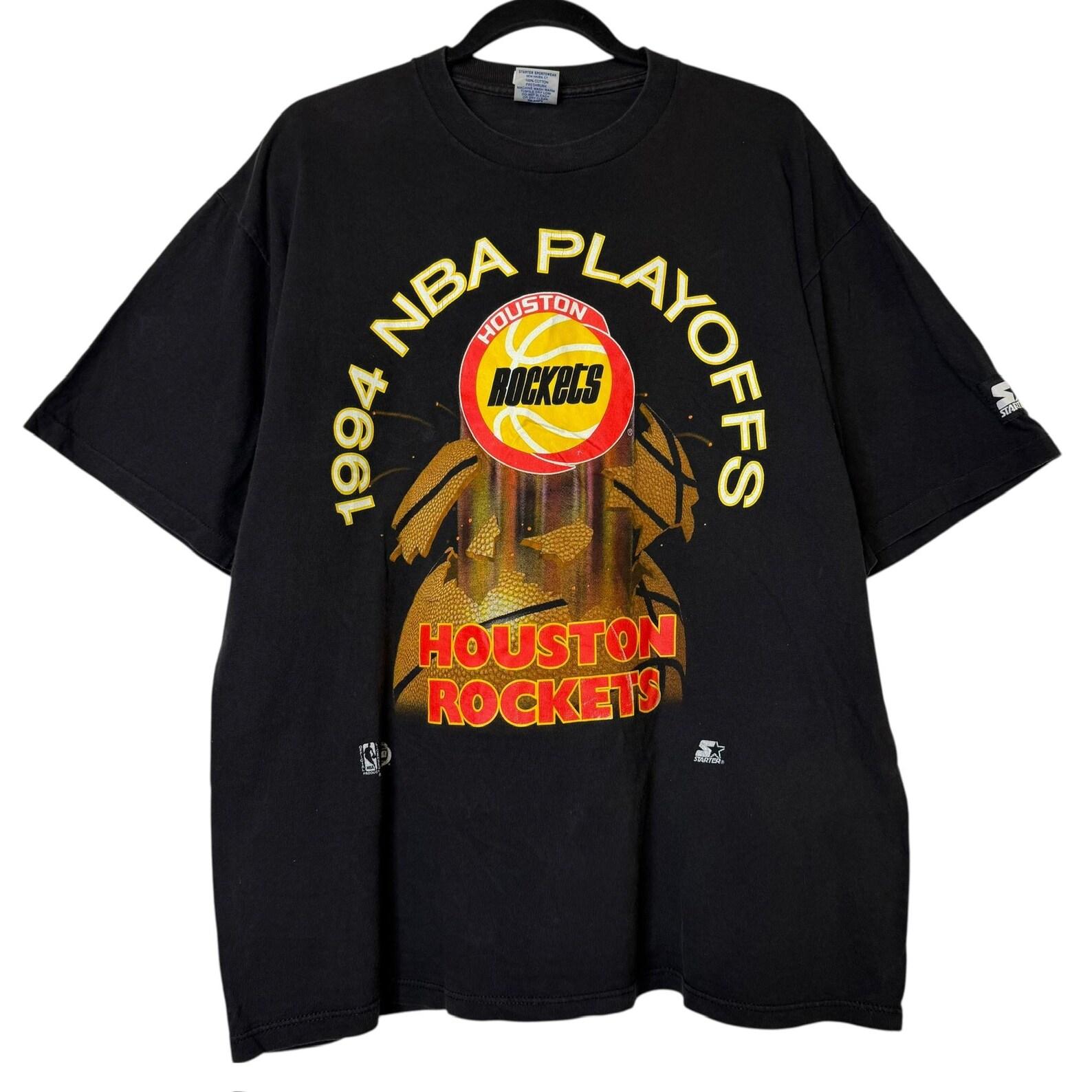 1994 Houston Rockets Starter NBA T shirt Sz L (B2200) 4XL