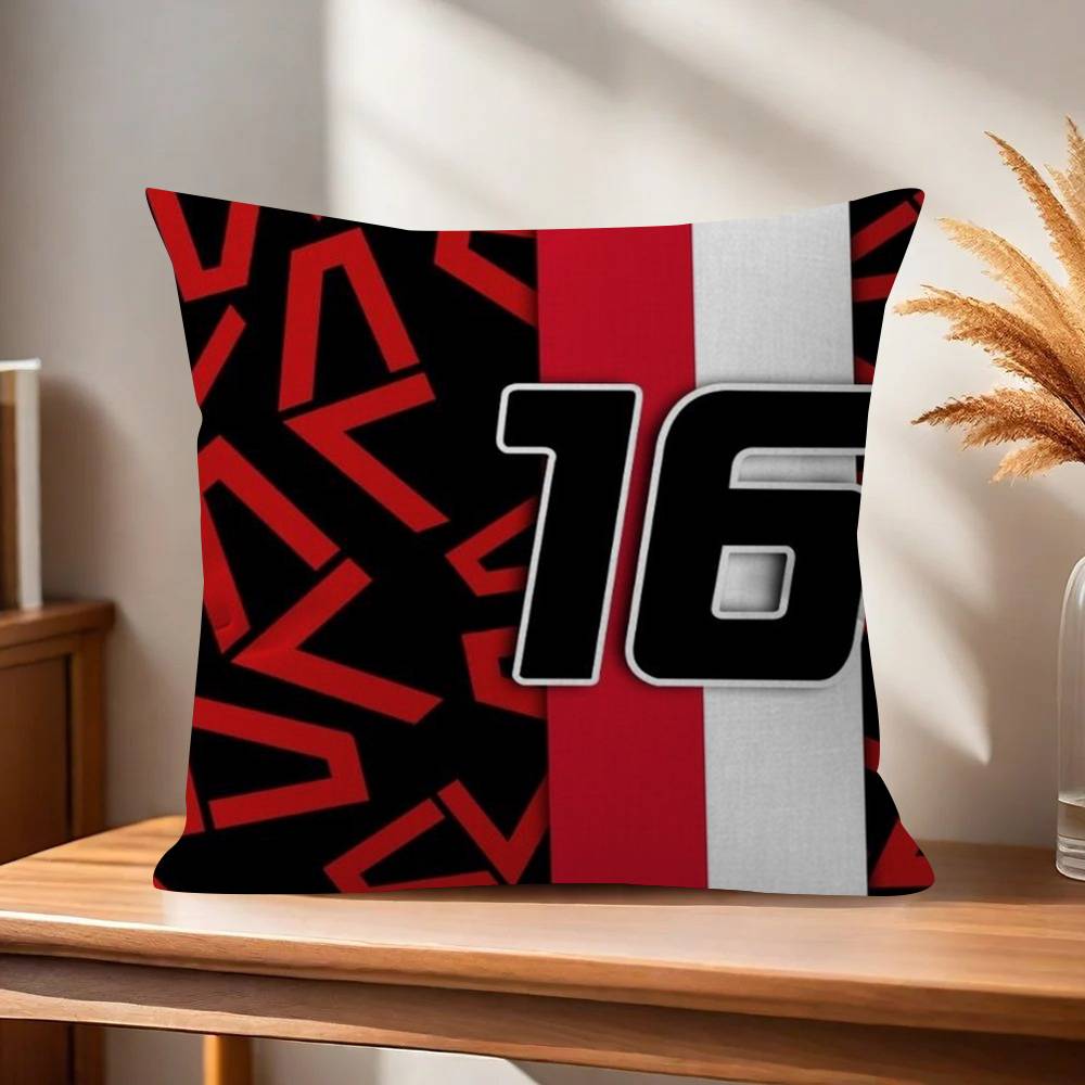 Pillow Covers Cartoon Sofa Decorative Home Doublesided Printing Short Plush Cute Cushion Cover COOL LOGO LLeclerc