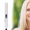 Ultrasonic Infrared Hair Straightener Cold Wave Hair Straighten Curling Iron (White )