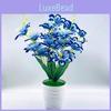 Artificial Orchid Flower Decor With Plastic Craft For Home And Office Settings