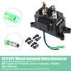 A16P-Winch Solenoid Relay Contactor Rocker Kit Winch Solenoid Relay Contactor & Winch Rocker Thumb Switch Combo ATV Accessories