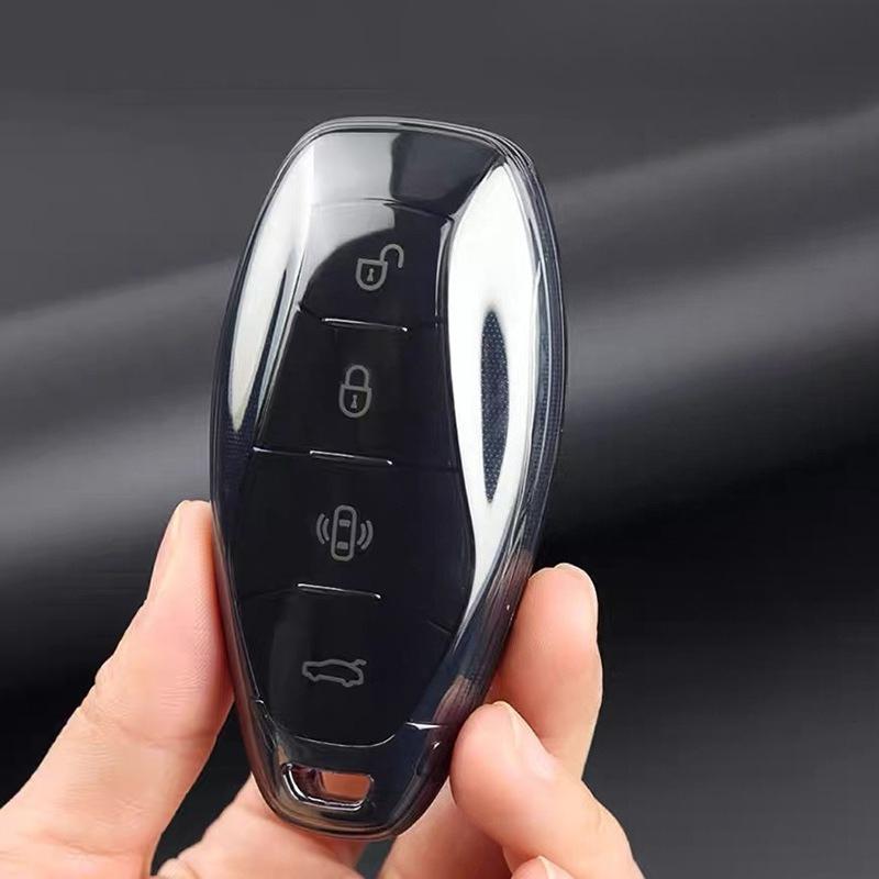 Transparent Car Key Fob Cover TPU Protector Case for Hongqi FAW H6 Hq9 Eqm5 HS5 H5 H9 HS7 H7 L5 HS3 L9 E-HS9