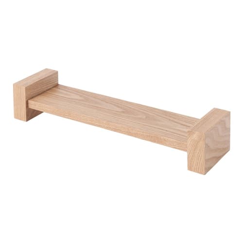 Doshisha Wall Shelf, H-Shaped, 40cm Wide, Attaches with Pins for Safe Installation, Perfect for Rental Properties, Won't Damage Walls, Stylish Wall-Mo