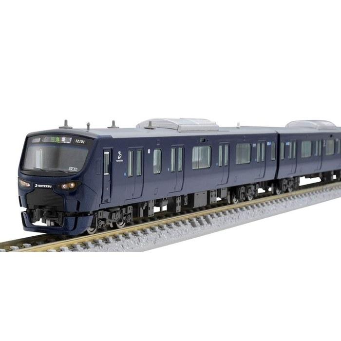 TOMYTEC TOMIX N Gauge Sagami Railway 12000 Series Basic Set (4 Cars) 98357 Model Railroad Train Blue