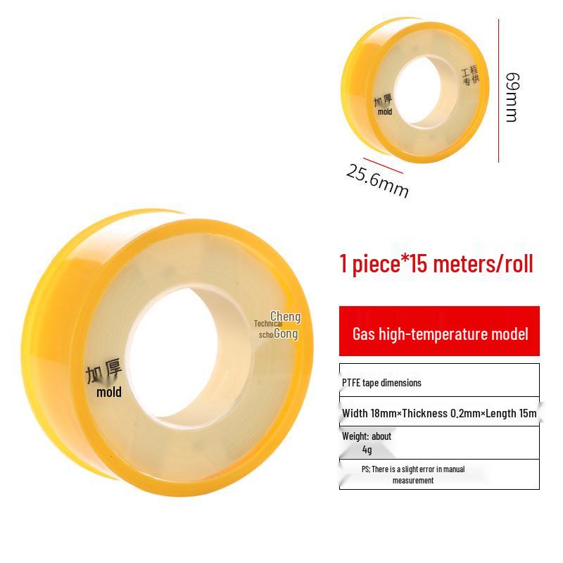 Vodotěsná těsnící instalatérská páska pro utěsňování a obalování potrubí a vodovodních baterií