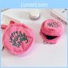 Chic Minimalist Plush Coin Purse For Girls Stylish Earphone Bag And Makeup Bag