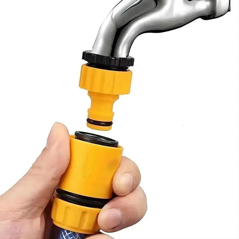 10pcs Hose Faucet Quick Connector 3/4 & Hose Water Tap Threaded Connector Faucet Adapter For Garden Irrigation