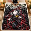 Flannel BlanketGachiakuta Warm Soft Throw Blanket for Indoor Sofa Bed Living Room Use
