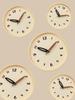 Nordic Silent Contrast Color Wall Clock - Stylish and Modern Design