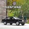 W24Welly 1:24 Volkswagen Santana Alloy Classic Old Car Model Diecasts Retao Metal Vehicles Car Model High Simulation Kids Toys Gift