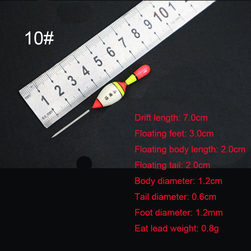 New Eye-catching Portable Balsa Flotteur Wooden Balsa Wood Thick Tail Fishing Floats