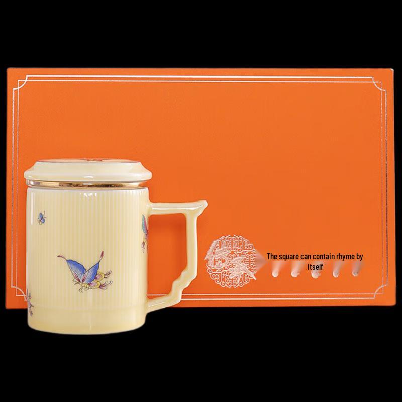 Chaxun Ceramic Tea Infuser Mug with Lid