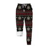 Women's casual fashion home Christmas print plush sweatpants