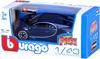 Bburago Bugatti Chiron scale diecast model Bugatti Chiron Le Patron 2016 1/43 car, (Blue Two-Tone)