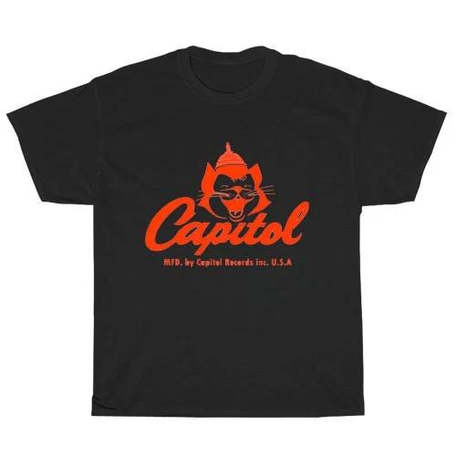 New Capitol Records Logo American T-Shirt Funny Size S to 5XL M