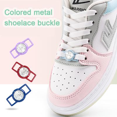 Luxuriöse Edelstein-Diamant-Schnürsenkel, dekorative Metallschnalle, Schuh-Charms, farbige Schnürsenkel, Af1, DIY-Sneaker-Kits, Schuhzubehör