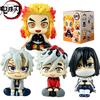 Anime Demon Slayer Kimetsu No Yaiba Figurine Tomioka Giyuu Kochou Shinobu Action Figures PVC Model Statue Collection Toys Gifts