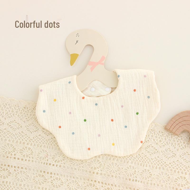 Sześcio-warstwowy bawełniany muślinowy śliniaczek i ochraniacz na brzuszek dla dziecka