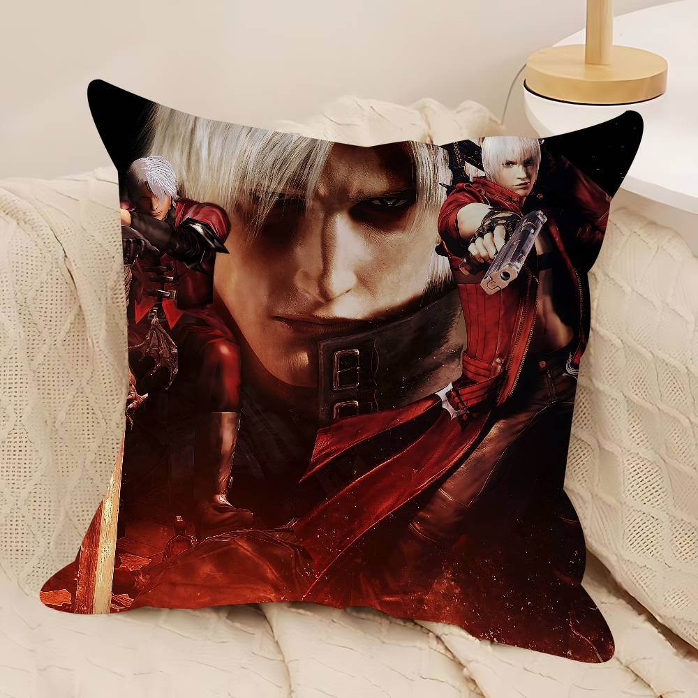 GAME THE D-DevilS May Cry Pillow Case Removable Washable Cushion Cover – All-Season Soft Linen