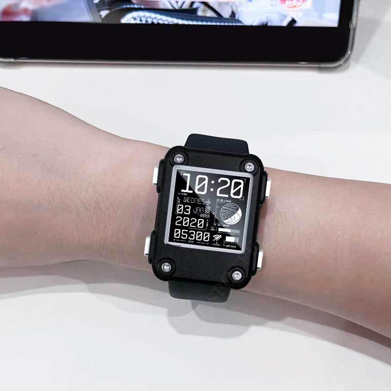 ESP32 Programmable Watch with 1.54" E-Ink Screen for Arduino Compatibility