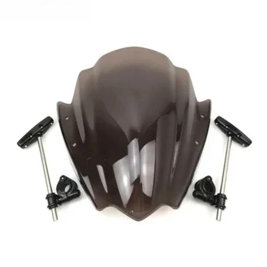 For Suzuki GSR750 GSR600 GSR400 GSR 400 GSR 600 GSR 750 Motorcycle Street Bike Adjustable Windshield WindScreen Fit ALL Year