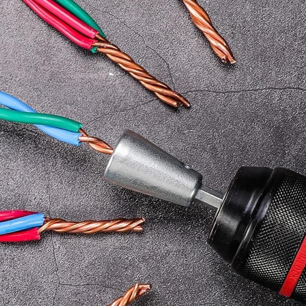 Automatic Wire Equalizer Electricians Hexagon Wires Wrapper Threading Tool Accessories Electric Drill Special Wire Equalizer