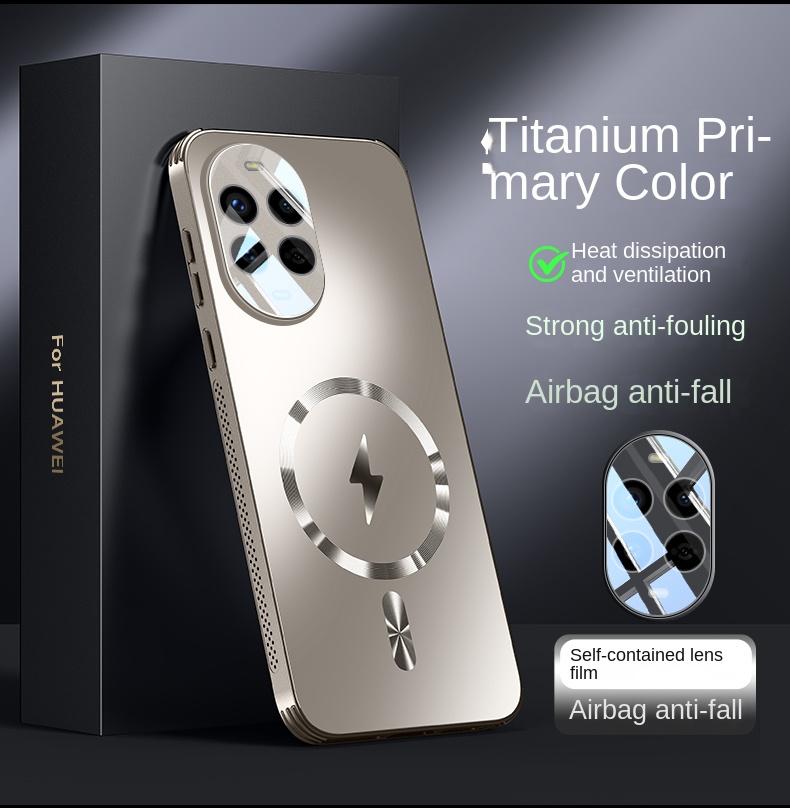 For Huawei Nova 13 Pro Case Hard Matte Magnetic wireless charging Lens Protective Back Cover Case For Nova 13 12 11 Pro Shell