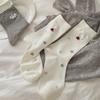 Female Autumn and Winter New Lovely All Match Cartoon Dog Pure Cotton Tube Socks