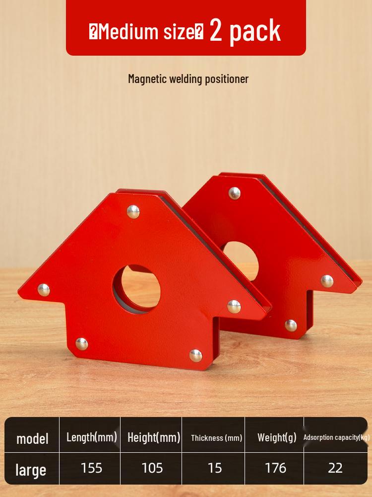 90° Magnetic Welding Positioning Tool & Triangle Ruler