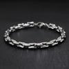 New Hiphop Stainless Steel Chain Bracelet For Men Silver Color Punk Link Braclet Bangle Gifts For Boyfriend Accessoires Homme