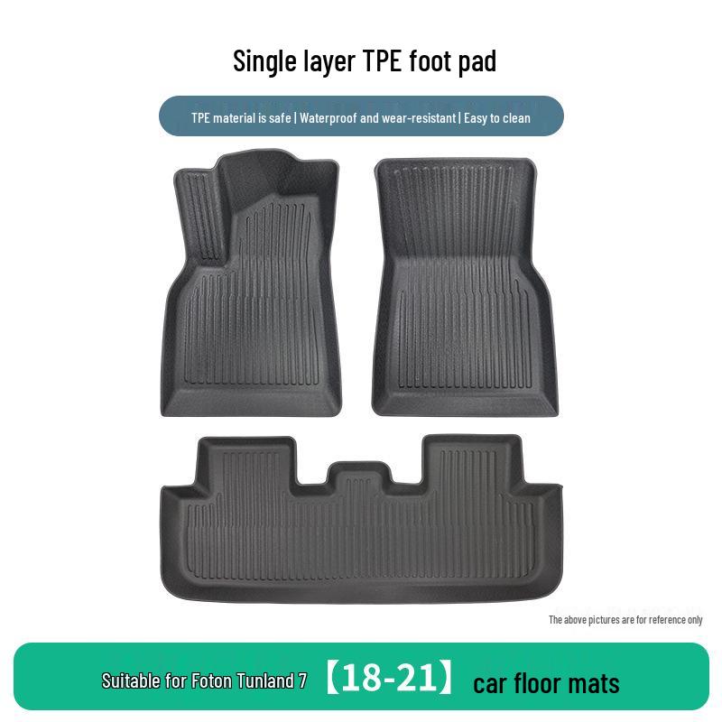 Wingle 7 TPE Floor Mats for Great Wall Models 18-21, Three-Piece Set, Multiple Specs