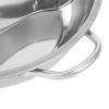 Stainless Steel Twin Divided Double Pot Hotpot Cooker Gas Stove Compatible Pot Chinese Hot Pot Kitchen Soup Cooking Pot