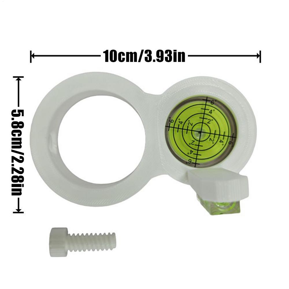 

ABS Drill Spirit Level Electric Drill Accessories Leveler Tool Precision Circular Spirit Level For Wall Decoration Photo Frame