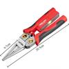 8In1 Voltage Measuring Pliers Multi-function Electrician Wire Stripper Electric Pen Voltage Tester Pliers Waterproof Cutter Tool