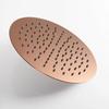 Brushed Rose Gold Rain shower head stainless steel Ultrathin water pressurize shower head in rose gold, Grey, brushed gold