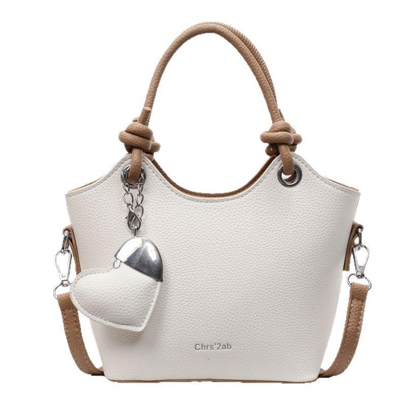 Spring and Summer Foreign-style Texture Handbag Women's 2025 New Simple Casual Large-capacity Shoulder Bag Commuter Shoulder Bag