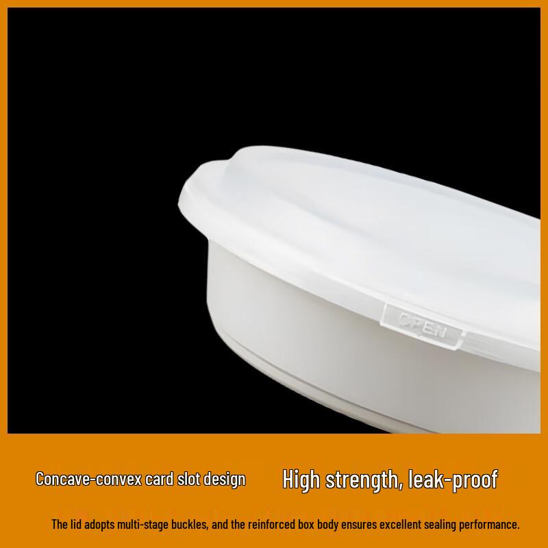 Disposable Round Food Containers with Lids
