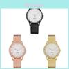 Ladies Silver Gold Rose Gold Luminous Quartz Watch With Stainless Steel Buckle For Women