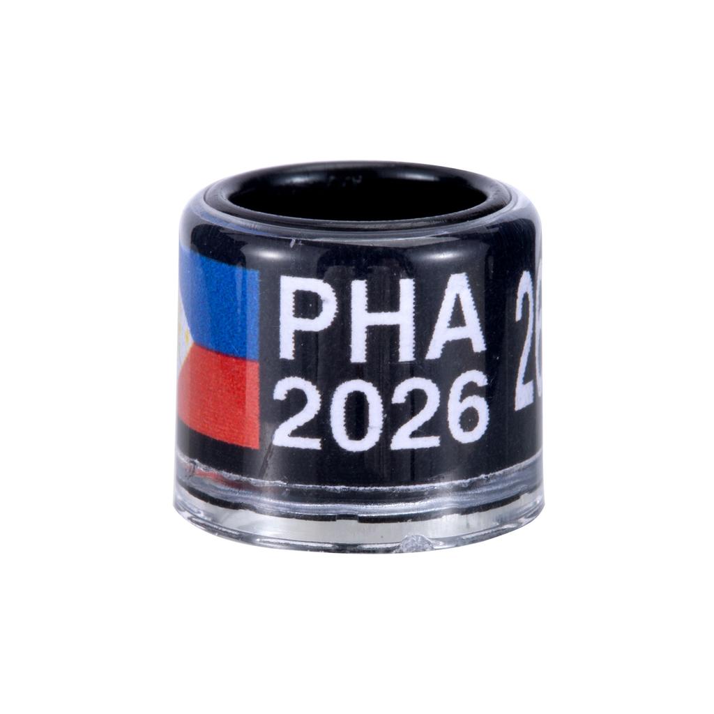 20 st 8 mm PHA 2025/2026 Duvfotsringar Aluminium Plast Fågel Papegoja Identifiering Fotring med Nummer Fågelbärande Tillbehör