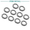 ACROPIX Bicycle Axle Wheel Ball Bearing Cage Retainer 18mm Inner Diameter 9 Universal Ball Silver Tone 10pcs