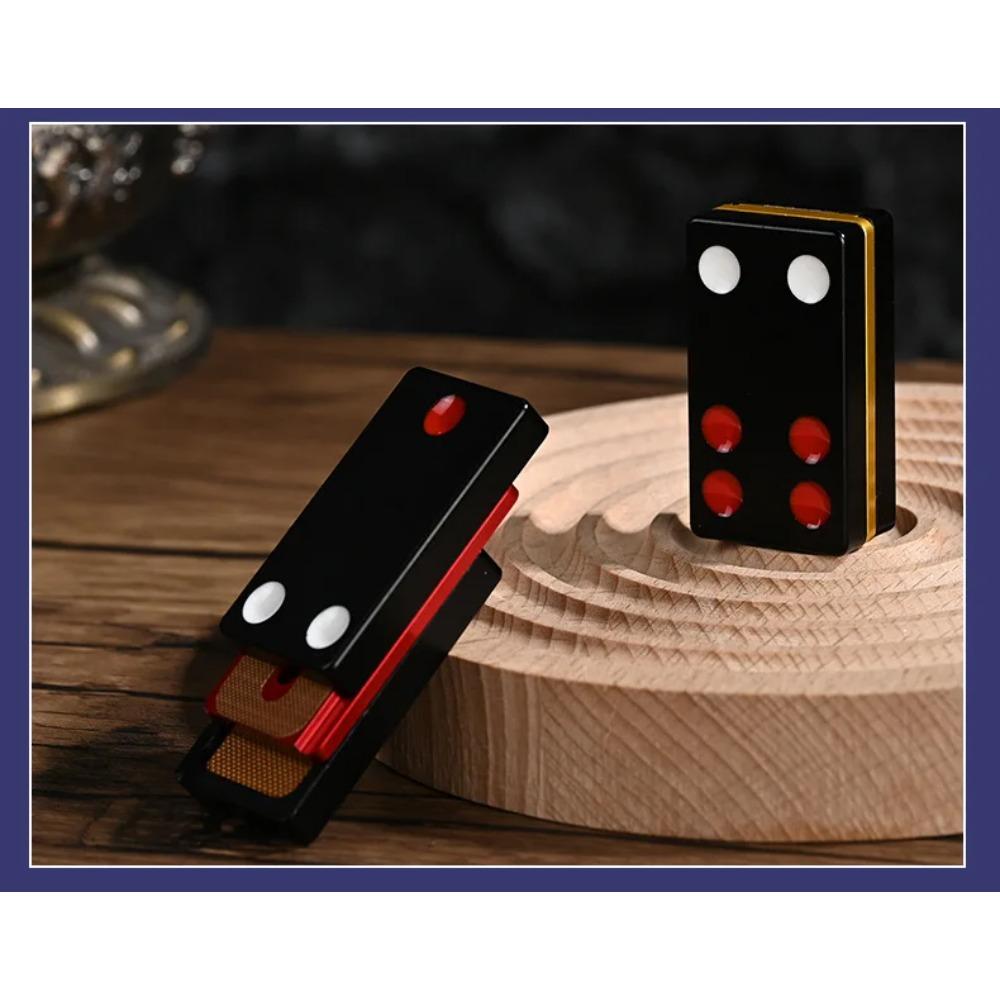 Magnetic Push Card Mechanical Slider Three Layers Pushing Plate Coin EDC Alloy Stress Relief Toy AntiStress Fidget Decompression