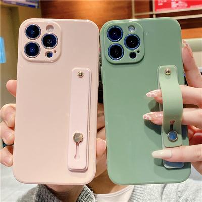 Pouzdro na telefon s poutkem na zápěstí pro iPhone 13 14 Pro Max 12 11 Xs Max Xr 7 8 Plus 13 Pro Měkké silikonové pouzdro v barvě cukrovinek