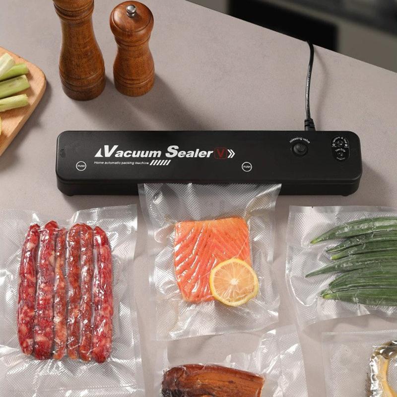 1 Piece Home Kitchen Vacuum Sealer with 10 Vacuum Bags, 220V EU Voltage, Kitchen Gadgets, Home Essentials