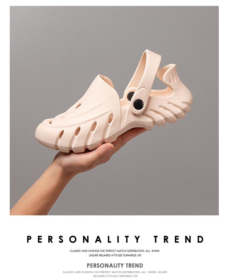 2024 Breathable Closed-Toe Sandals: Casual Beach & Garden Shoes for Couples